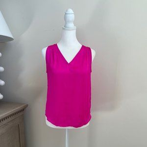 Banana Republic NWT size PXS pink top blouse petite XS shirt
